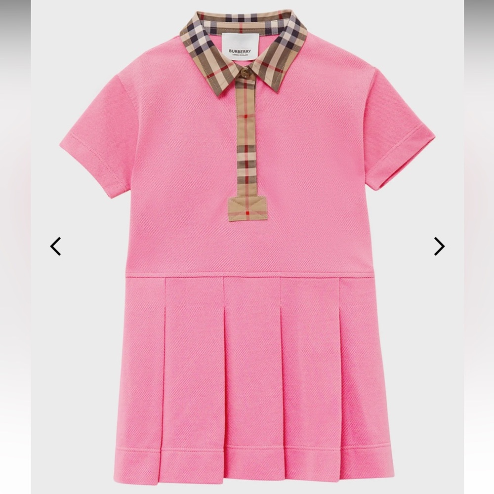 Burberry Baby Girl’s Sigrid Vintage Check Polo Shirt Dress